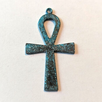 Ankh Pendant / Charm Antique Bronze Patina