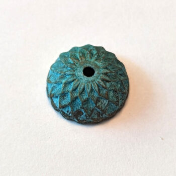 Acorn Top Bead Cap Antique Bronze Patina