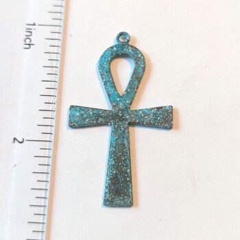 Ankh Pendant / Charm Antique Bronze Patina - Image 2