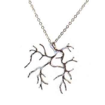 Silver Tree of Life Wild Branches Necklace