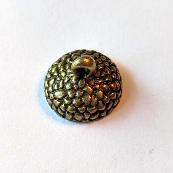 Acorn Top Pendant / Bead Cap Antique Bronze - Image 3