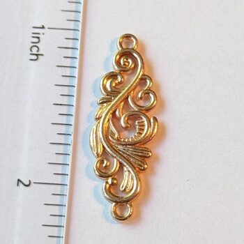 Vine Connector Pendant KC Gold - Image 2