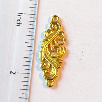 Vine Connector Pendant Gold - Image 2