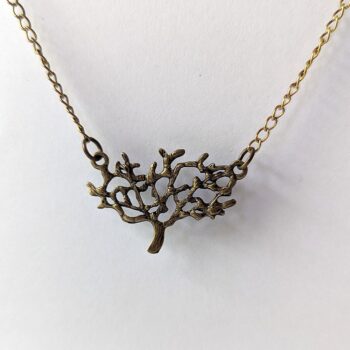 Antique Bronze Tree Vintage Style Necklace