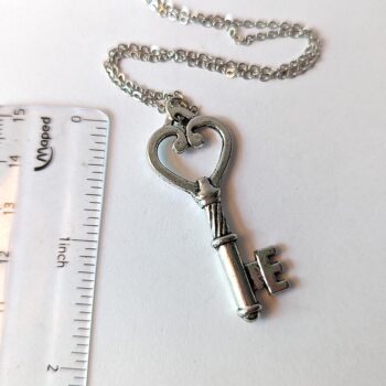 Antique Silver Master Key Necklace - Image 2