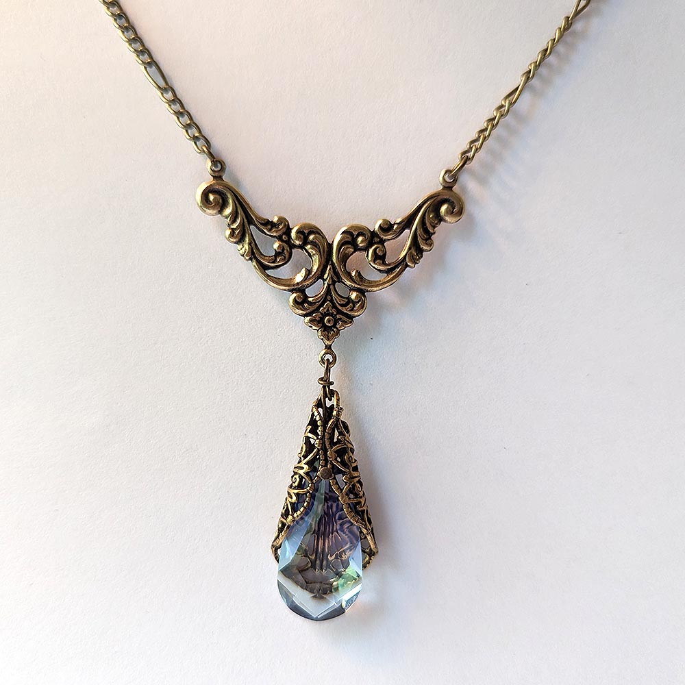 Crystal Drop Necklaces – Yana's Jewellery