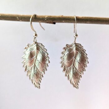 Silver Leaf Earrings