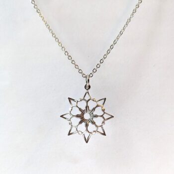 Silver Cutout Star Necklace