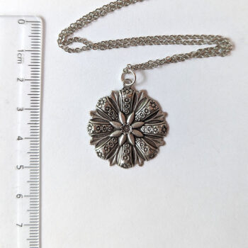 Antique Silver Vintage Style Necklace - Image 2