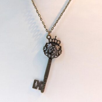 Antique Bronze Master Key Vintage Style Necklace