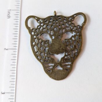 Leopard Pendant Antique Bronze - Image 4