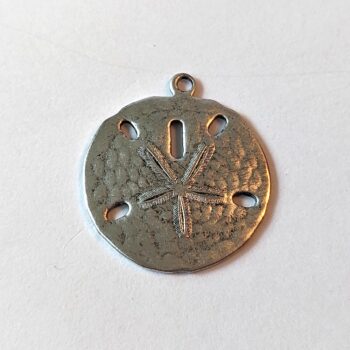 Antique Silver Sand Dollar Charm