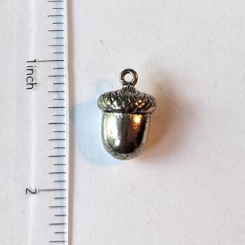 Acorn Charm Antique Silver - Image 2