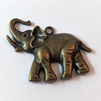 Elephant Pendant Antique Bronze