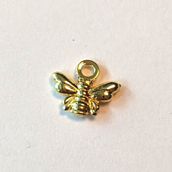 Tiny Bee Charm Gold - Image 3