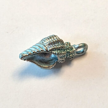 Blue Tulip Shell Enamel Charm - Image 6