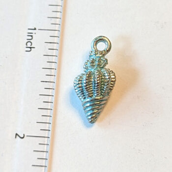 Blue Tulip Shell Enamel Charm - Image 8