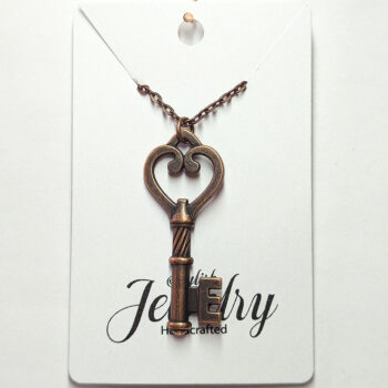 Master Key Vintage Style Necklace Antique Copper - Image 6