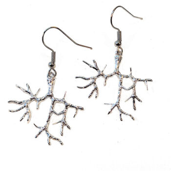 Antique Silver Tree Branch Earrings