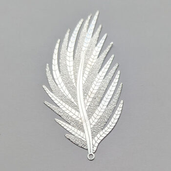 Lightweight Silver Leaf Pendant