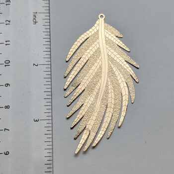 Lightweight KC Gold Leaf Pendant - Image 2