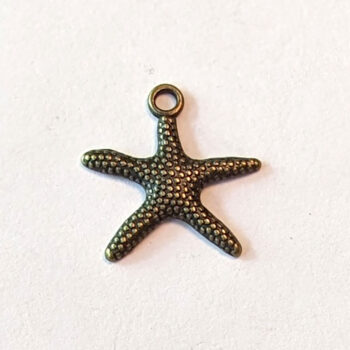 Starfish Charm Antique Bronze