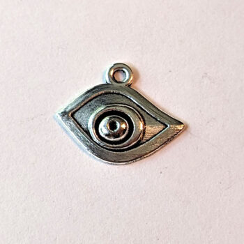 Egyptian Eye of Horus Charm Antique Silver