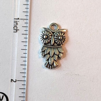 Silver Owl Charm Silver - Image 2