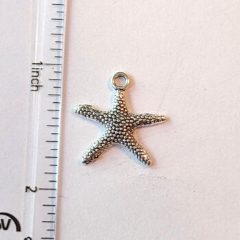 Starfish Charm Antique Silver - Image 2