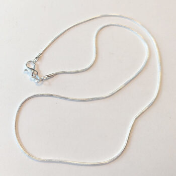 Sterling Silver 1mm Snake Chain Necklaces 18" - Image 3