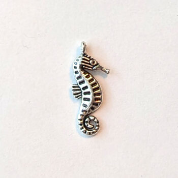 Seahorse Charm Antique Silver - Image 2