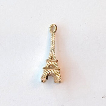 Eiffel Tower 3D Charm KC Gold - Image 3