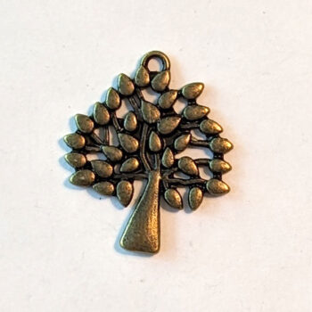 Tree Charm Antique Bronze