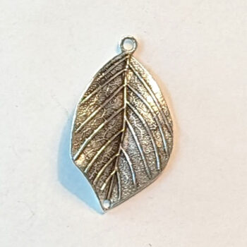 Leaf Connector / Pendant Antique Silver