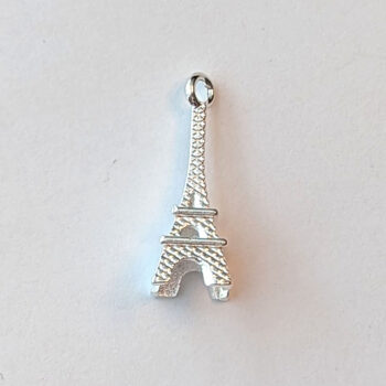 Eiffel Tower 3D Charm Silver - Image 3