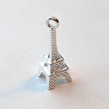 Eiffel Tower 3D Charm Silver