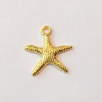 Starfish Charm Gold - Image 4