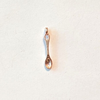 Spoon and Fork Charm Rose Gold - Image 4