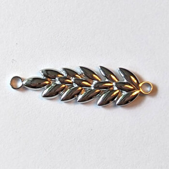 Silver Branch Stainless Steel Connector / Pendant