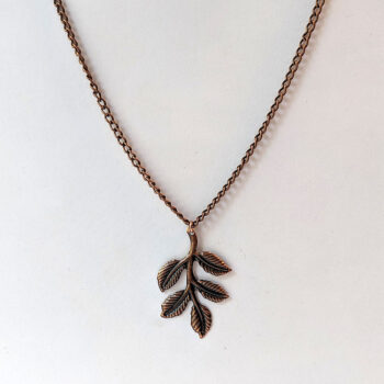 Leaf Branch Copper Necklace - Image 4