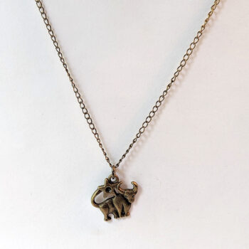 Taurus Zodiac Charm Antique Bronze Necklace - Image 4