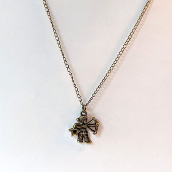 Sagittarius Zodiac Charm Antique Bronze Necklace - Image 4