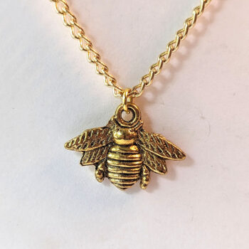 Bee Antique Gold Necklace