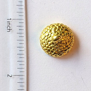 Acorn Top Pendant / Bead Cap Gold - Image 4