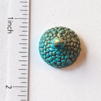 Acorn Top Pendant / Bead Cap Antique Bronze Patina - Image 3