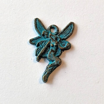 Fairy Angel Charm Antique Bronze Patina