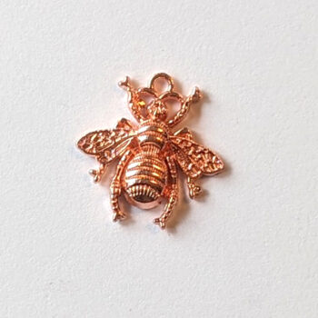 Medium Bee Charm Rose Gold