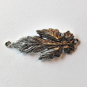 Antique Silver Maple Leaf Connector - Image 4