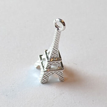 Eiffel Tower 3D Charm Silver - Image 7