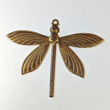 Antique Bronze Large Dragonfly Pendant